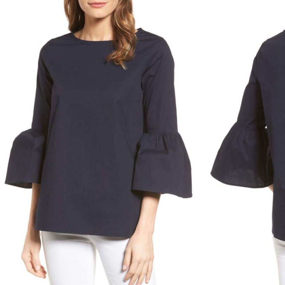 Gibson Bell-Sleeved top